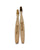 Adult and child size biodegradable bamboo toothbrush with 8 billion trees logo.