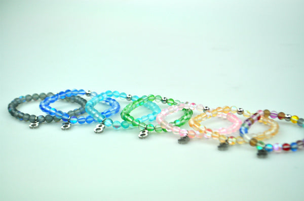 Moonstone Glass Bracelets - Save 100 Trees and Plant 10 Trees