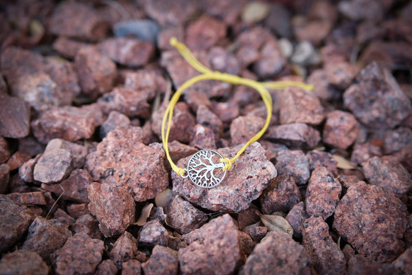 Recycled Tree Of Life Bracelet - Celebrate Golden Spruce Trees