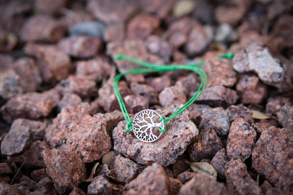 Recycled Tree Of Life Bracelet - Celebrate Green Forests