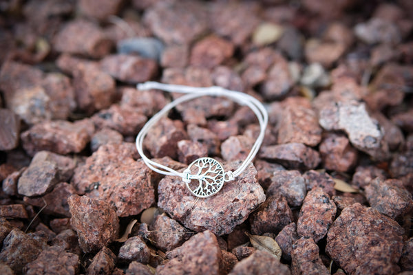 Recycled Tree Of Life Bracelet - Celebrate White Sycamore Trees