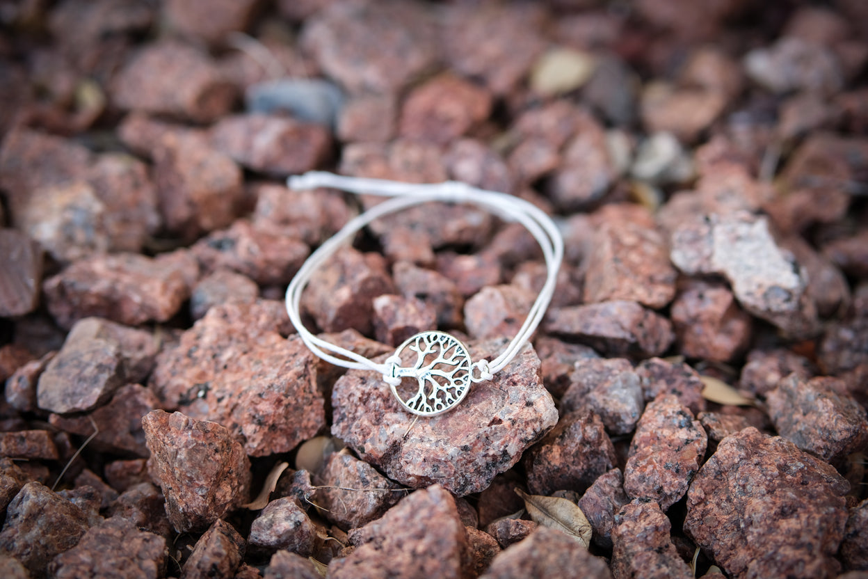 Recycled Tree Of Life Bracelet - Celebrate White Sycamore Trees